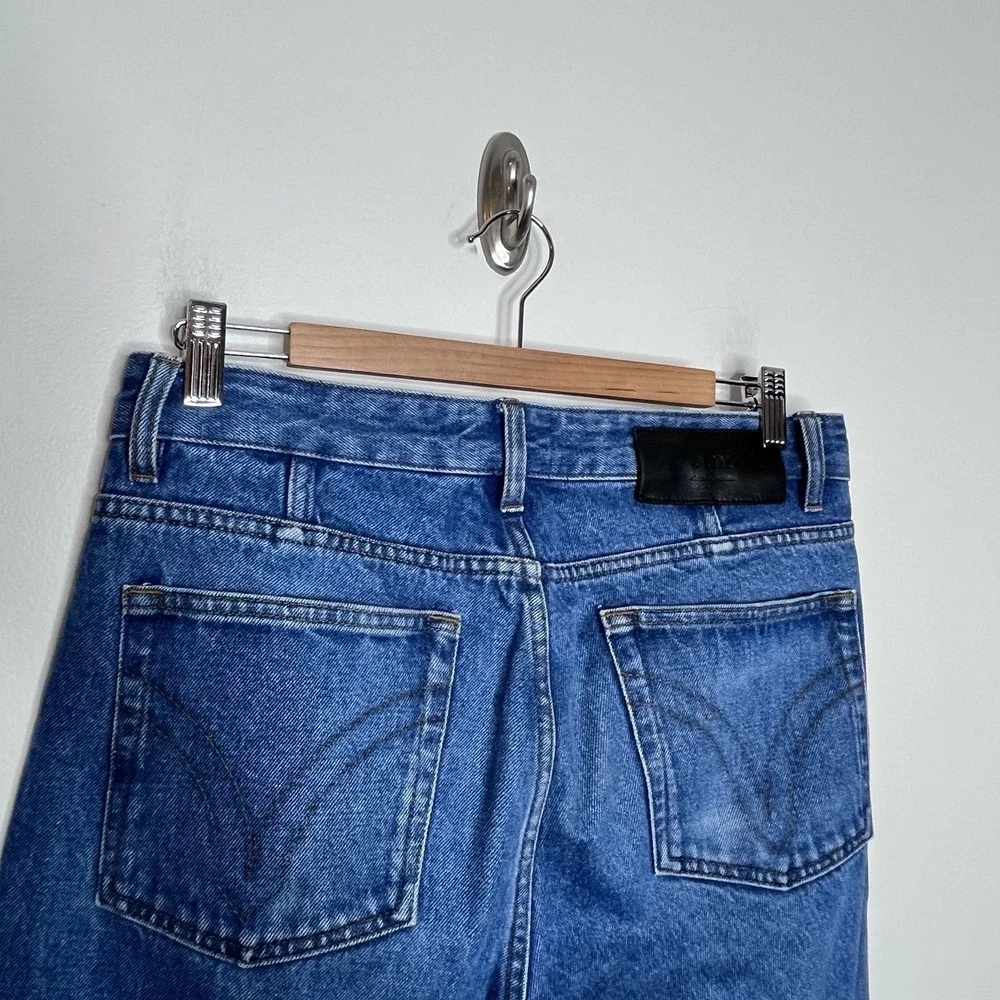 AMI Alexandre Mattiusi Skim Tapered Jeans Mens Size 31 Button Fly Medium Wash - Picture 5 of 9